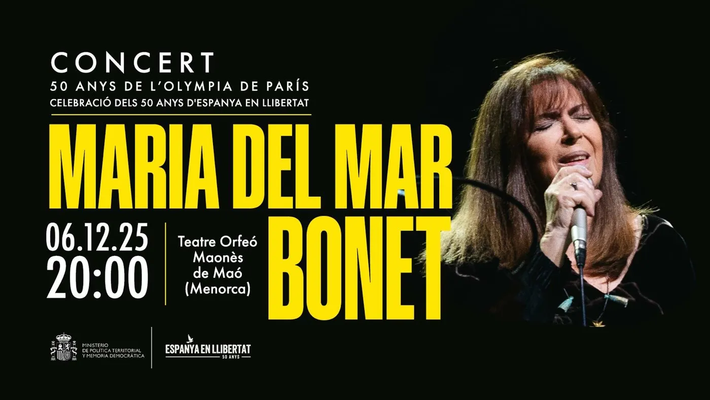 MARÍA DEL MAR BONET 50 ANYS DE L´OLYMPIA DE PARÍS
