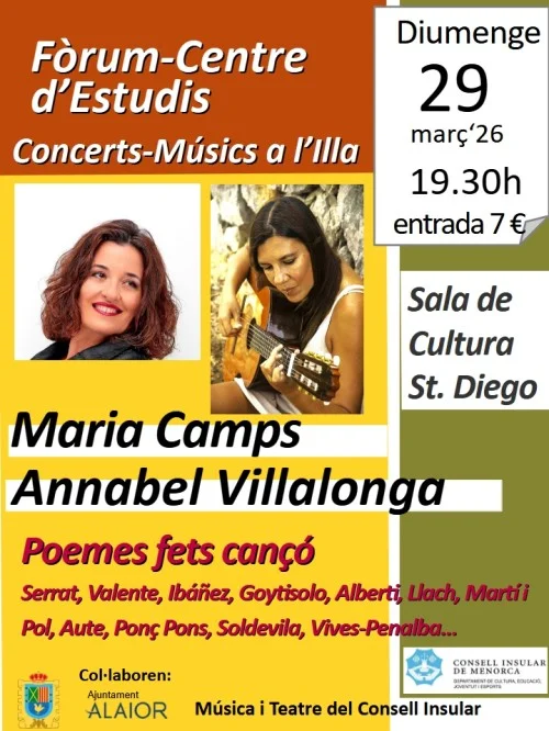 Poemas hechos canción- Maria Camps y Annabel Villalonga