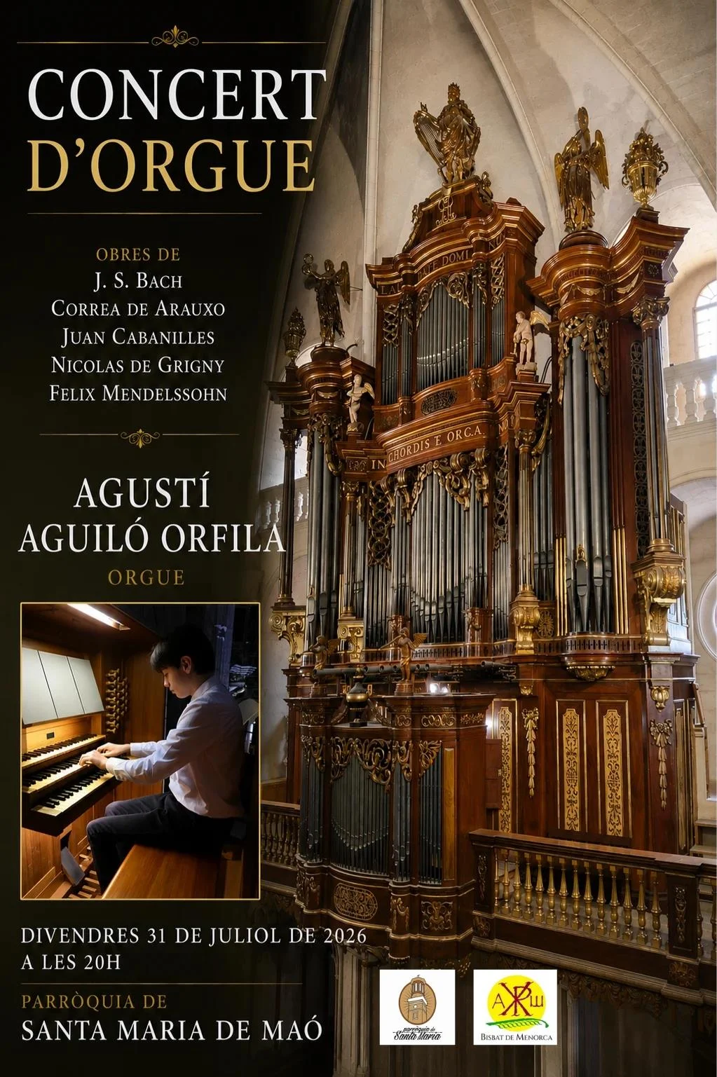 Concert d\'orgue a Santa Maria