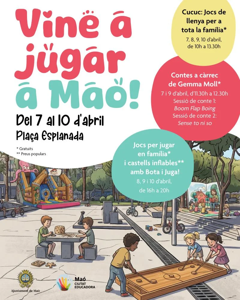 Vine a jugar a Maó!