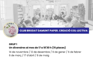 Club de Brodat damunt Paper