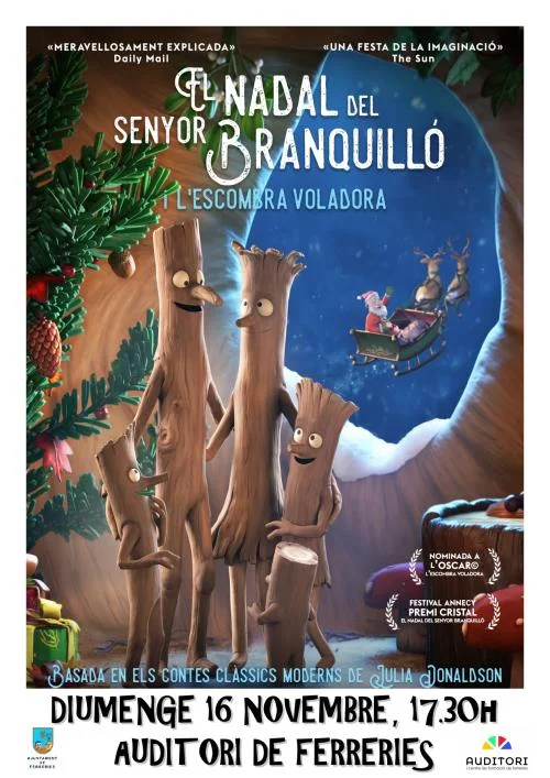 Cicle de Cine Infantil català: 'El Nadal del senyor Branquilló i l'escombra voladora'.