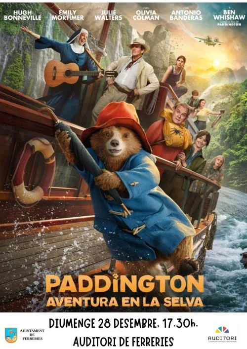Cinema Infantil: 'Paddington: Aventura en la selva'.