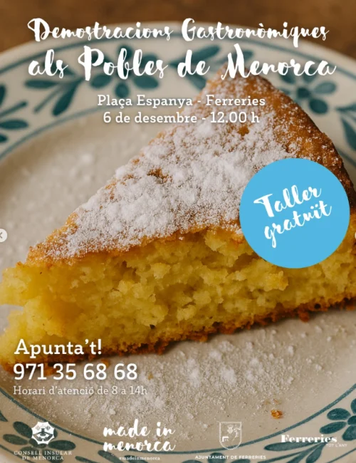 Showcooking a càrrec de Cómete Menorca