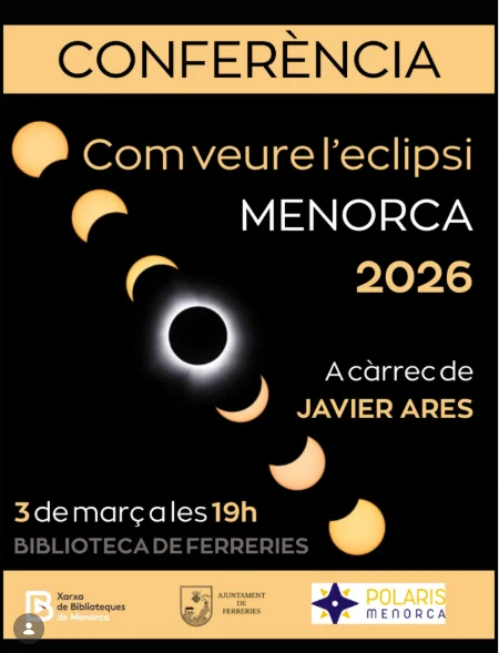 Cómo ver el eclipse, Menorca 2026