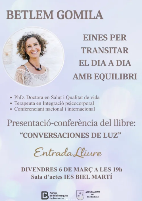 Presentació-conferència del llibre: "Conversaciones de Luz"