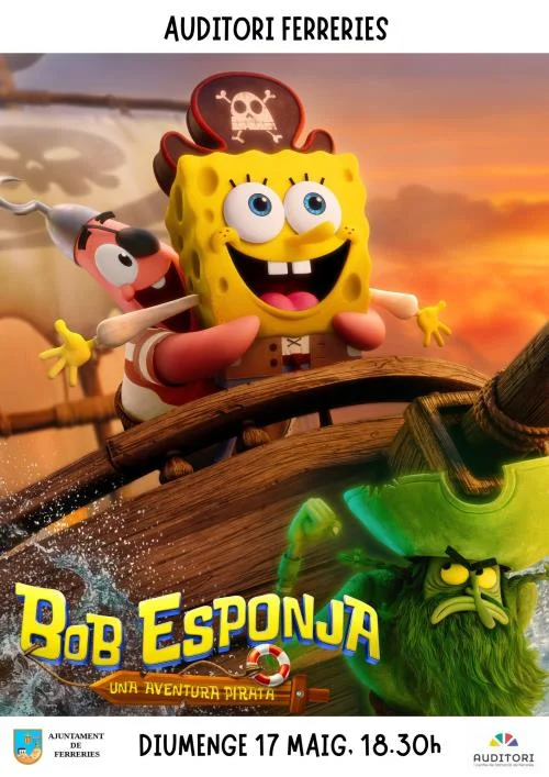 Cinema Infantil: 'Bob Esponja, una aventura pirata'.
