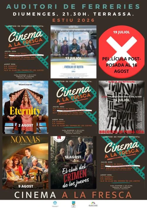 Cinema a la Fresca: 'El Club del crimen de los Jueves'.