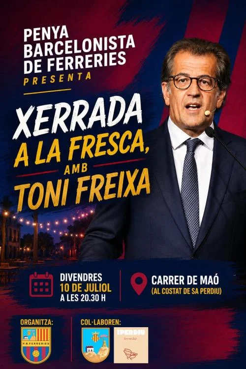 Xerrada a la fresca amb Toni Freixa