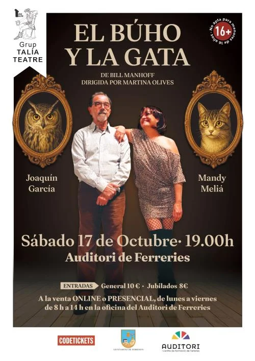 Talía Teatre presenta: 'El Búho y la Gata'.