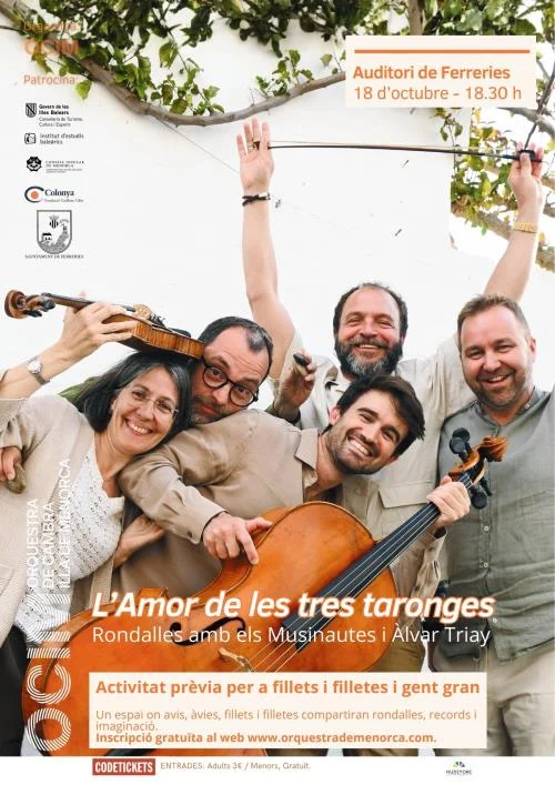 Concert teatralitzat OCIM: 'L'amor de les tres taronges'.