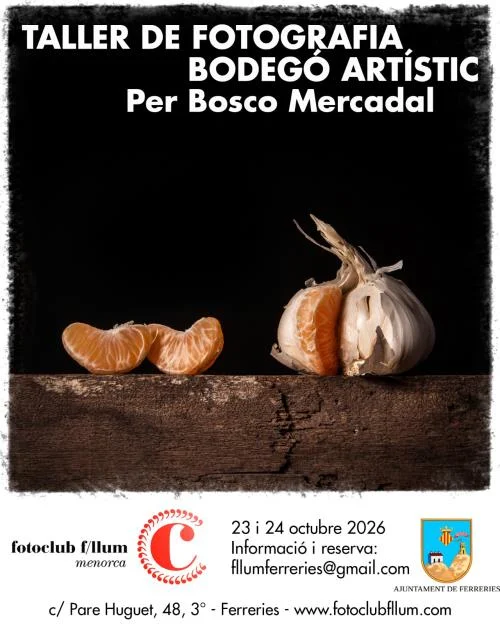 Taller de fotografia de “Bodegó artístic”