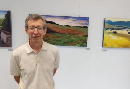 Exposició de pintura: 'Tots els camins duen al blau (Impressions d'un caminant)'