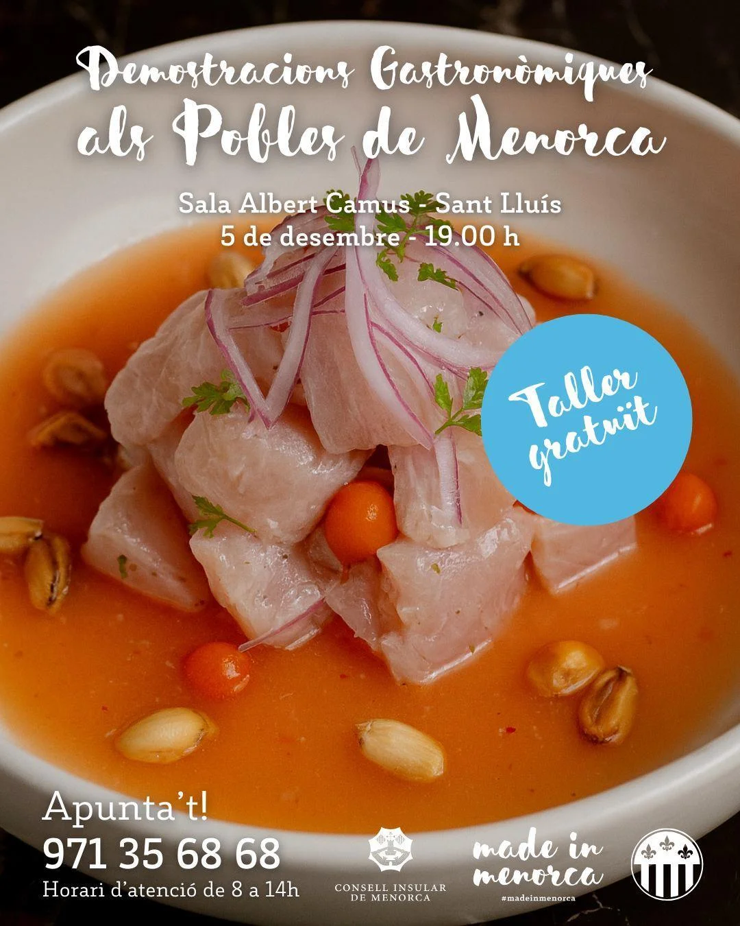 Demostració gastronòmica a Sant Lluís