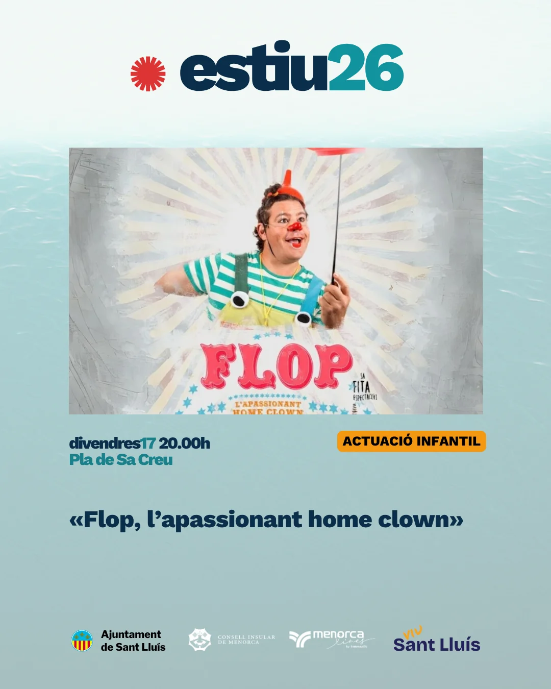 Actuació infantil: «Flop, l'apassionant home clown»