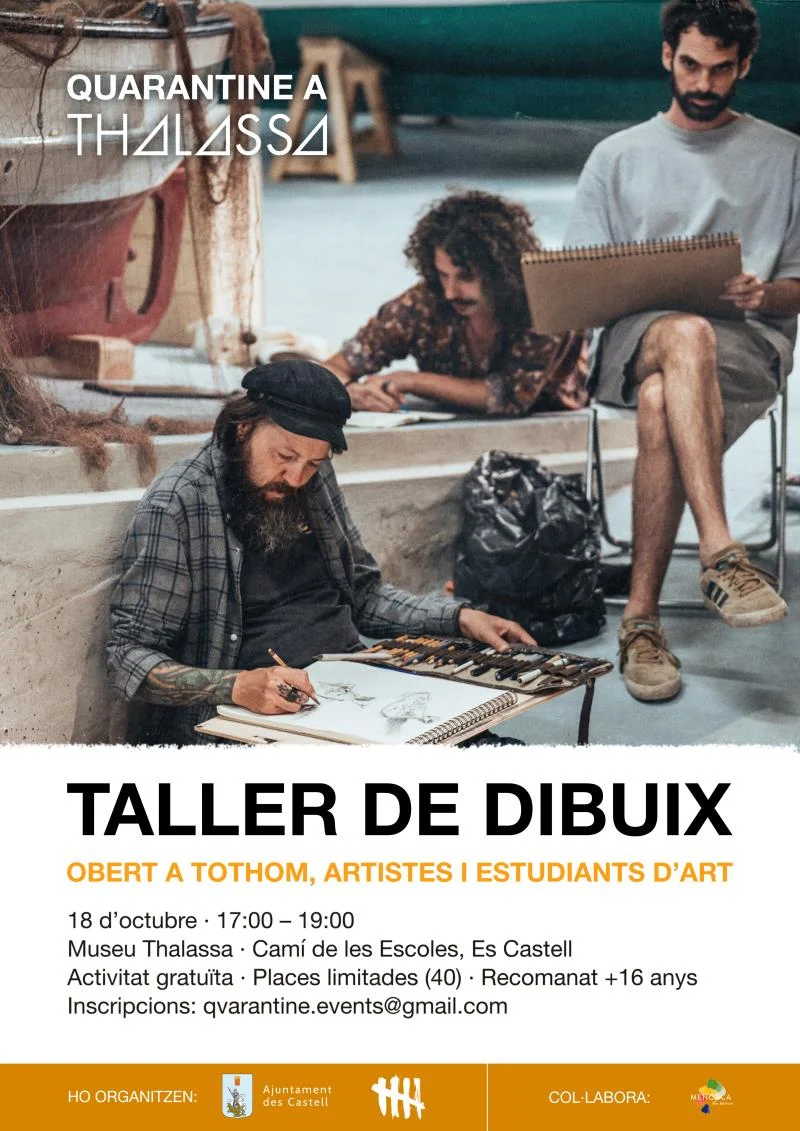 Taller de dibuix de Quarentine a Thalassa