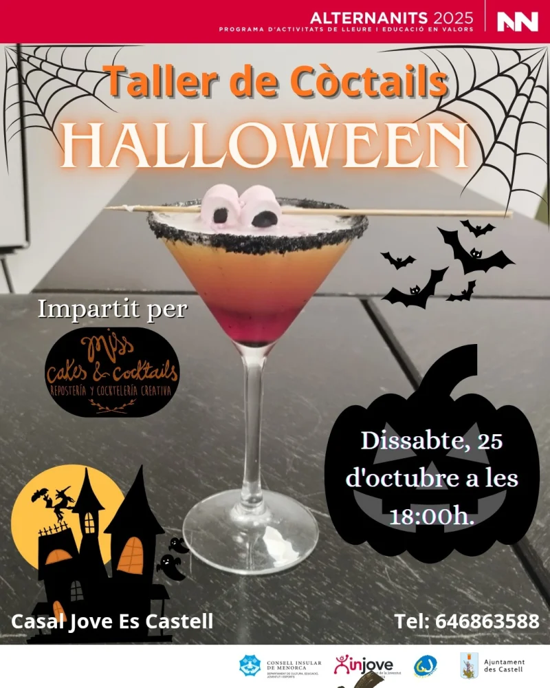 Taller de cocteles Halloween