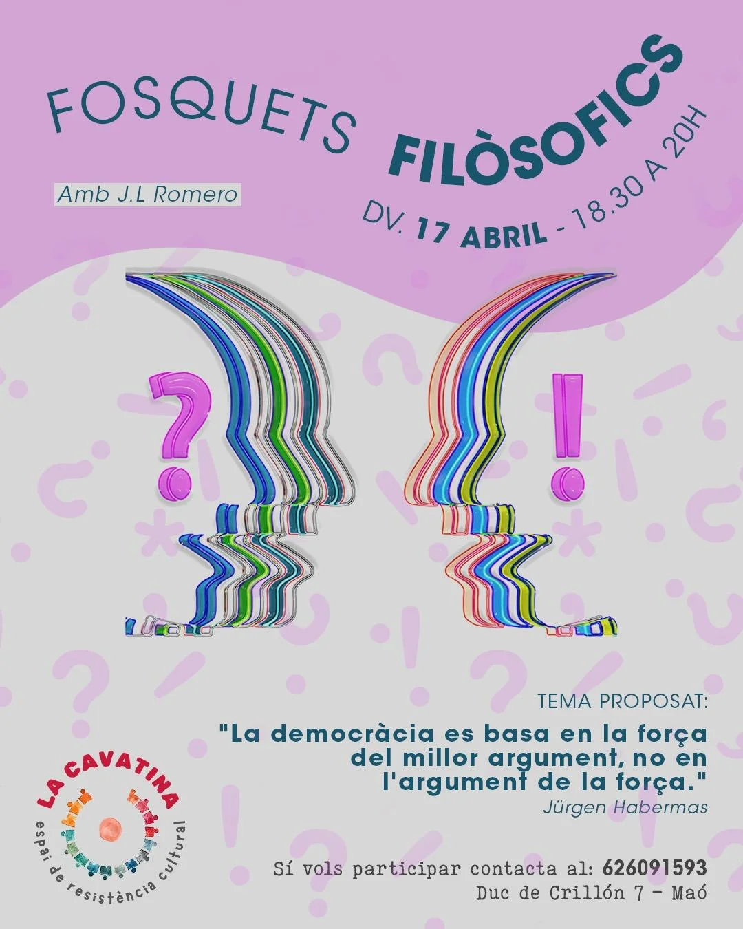 Fosquets filosòfics amb J.L. Romero