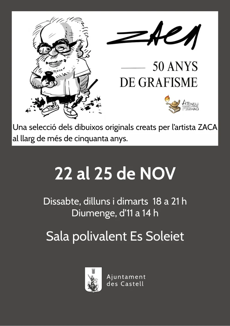 Exposició: Zaca, 50 anys de grafisme