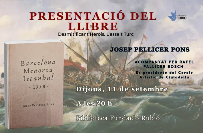 Presentación del libro: 'Barcelona Menorca Estambul ·1558·'