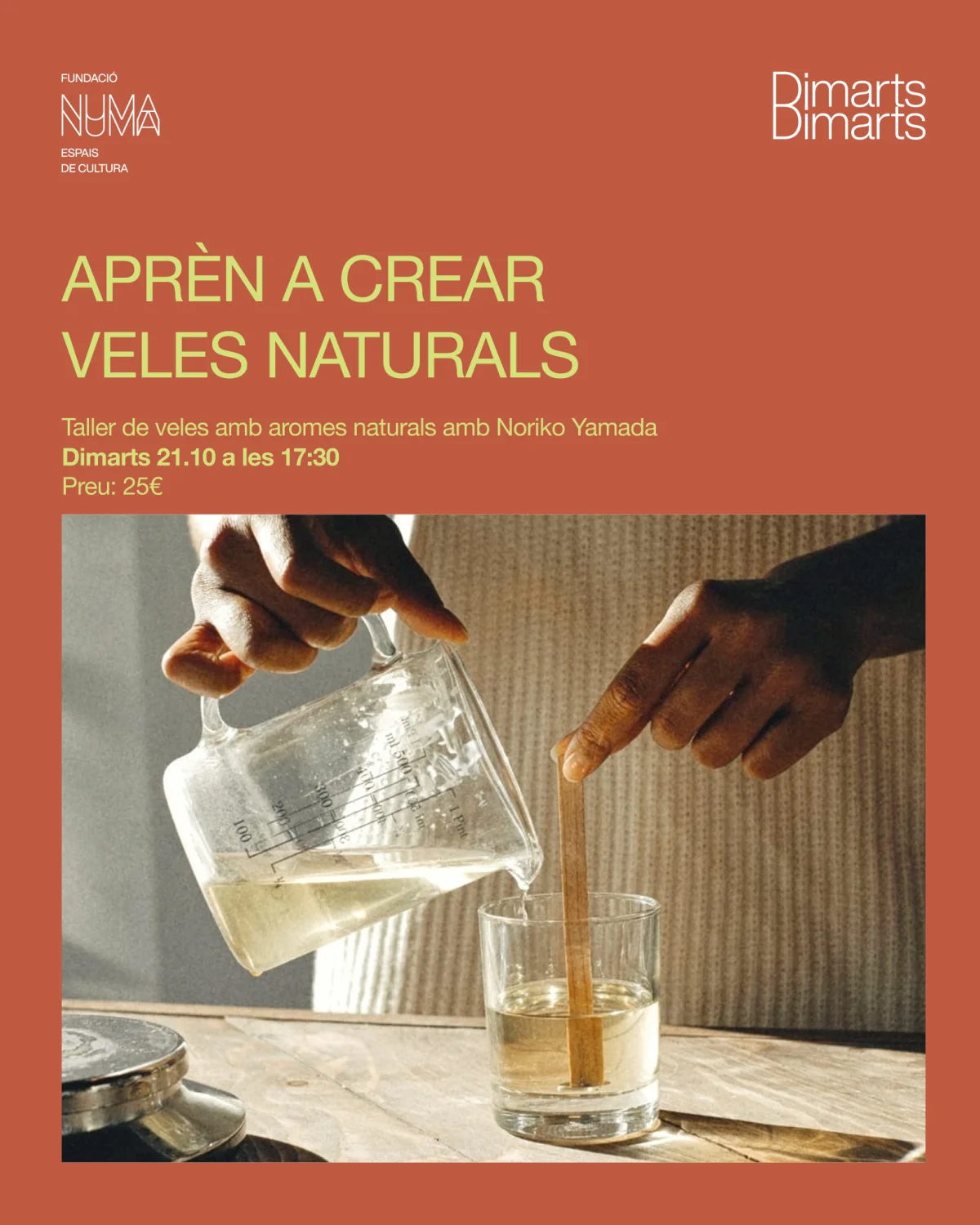 Taller: 'Aprèn a crear veles naturals amb Noriko Yamada'