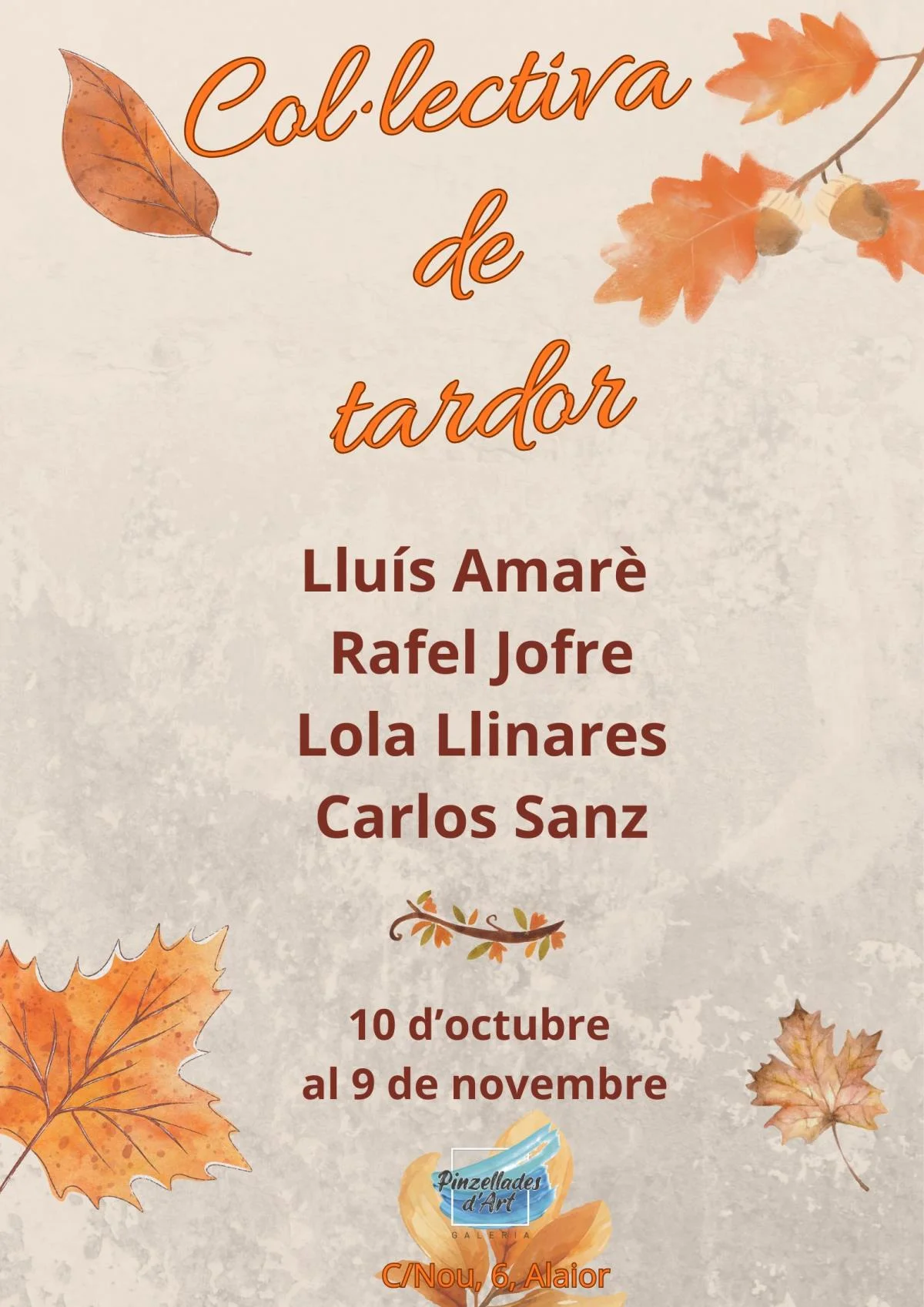 Colectiva de Otoño - 10/10 a 09/11 