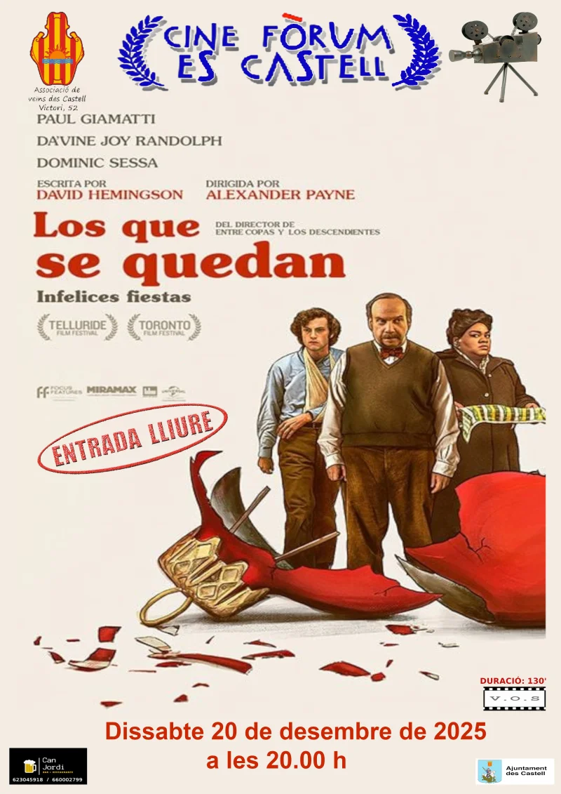 Cine Fòrum Es Castell: Los que se quedan