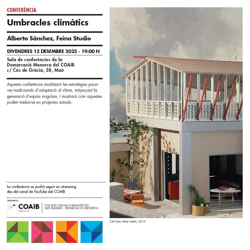 Conferencia en el COAIB Menorca: Umbrales climáticos