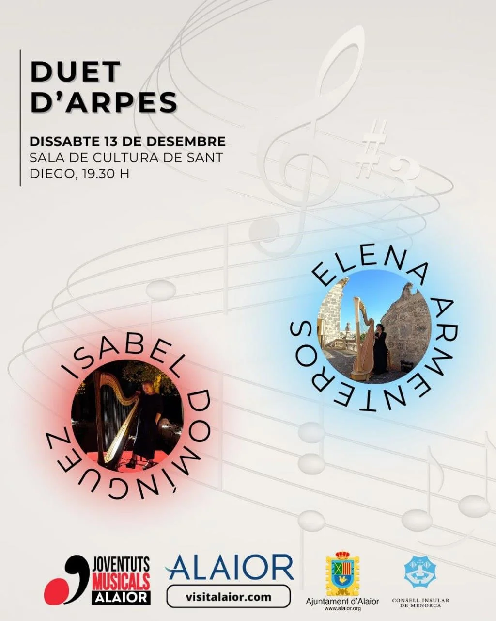 Recital de arpa a cargo del Duet d'Arpes