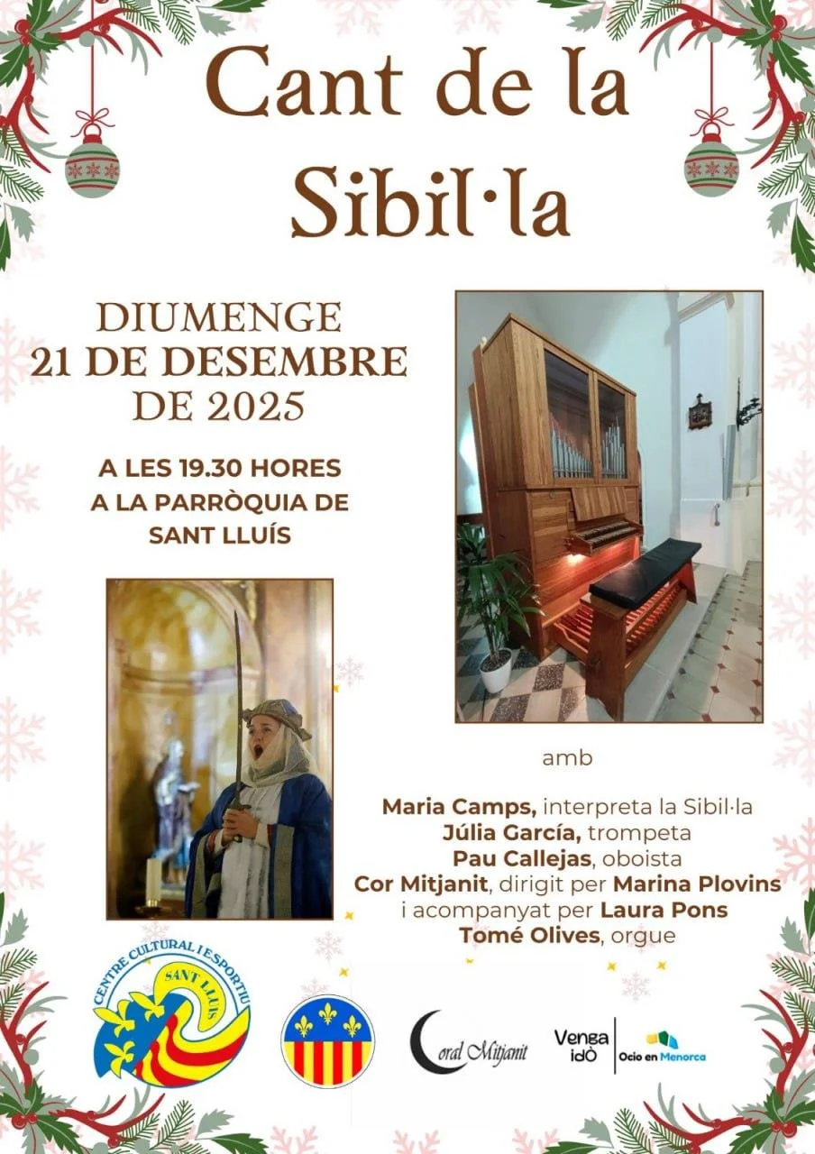 El Canto de la Sibila con Maria Camps en la Parroquia de Sant Lluís