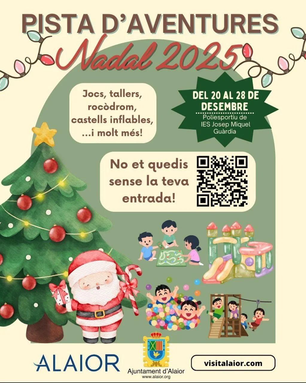 Pista de Aventuras de Navidad 2025 en Alaior