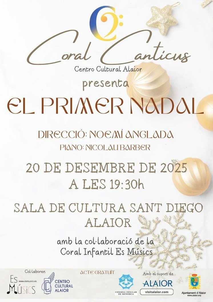 Concierto de Navidad: "El Primer Nadal" de la Coral Canticus