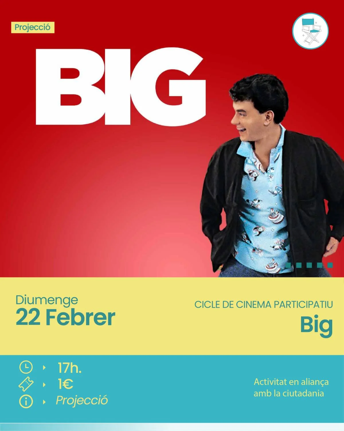 Vuelve la magia de ser niño: «BIG» en el Cine Participativo