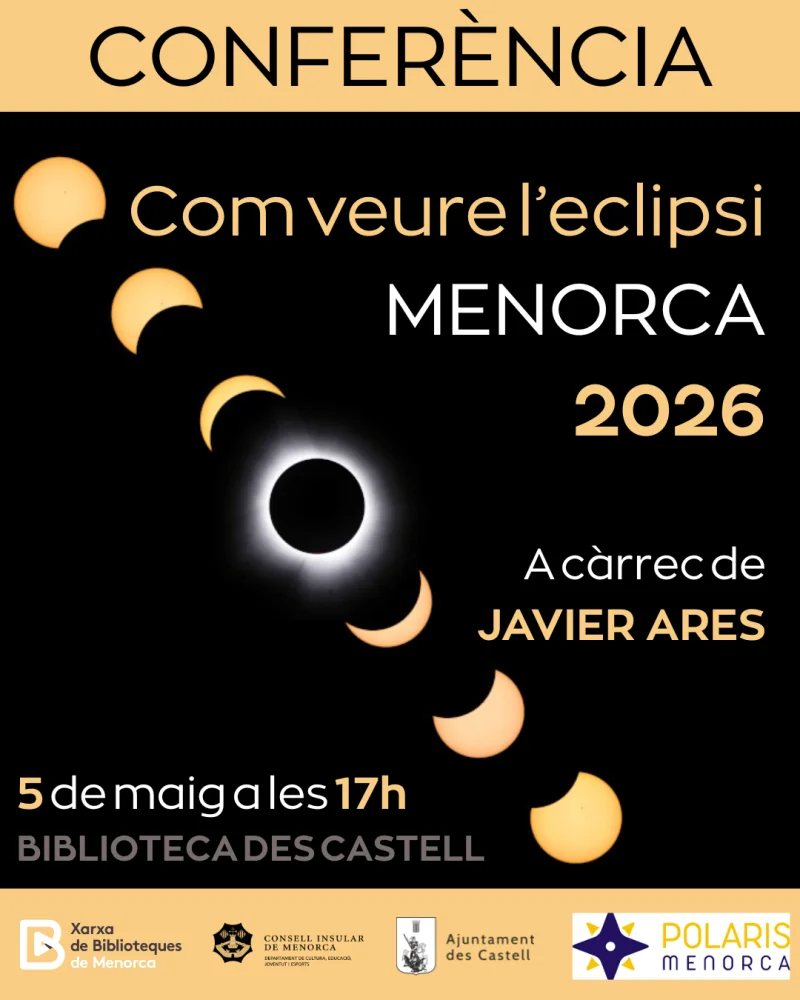 Conferència "Com veure l'ecipsi" Menorca 2026