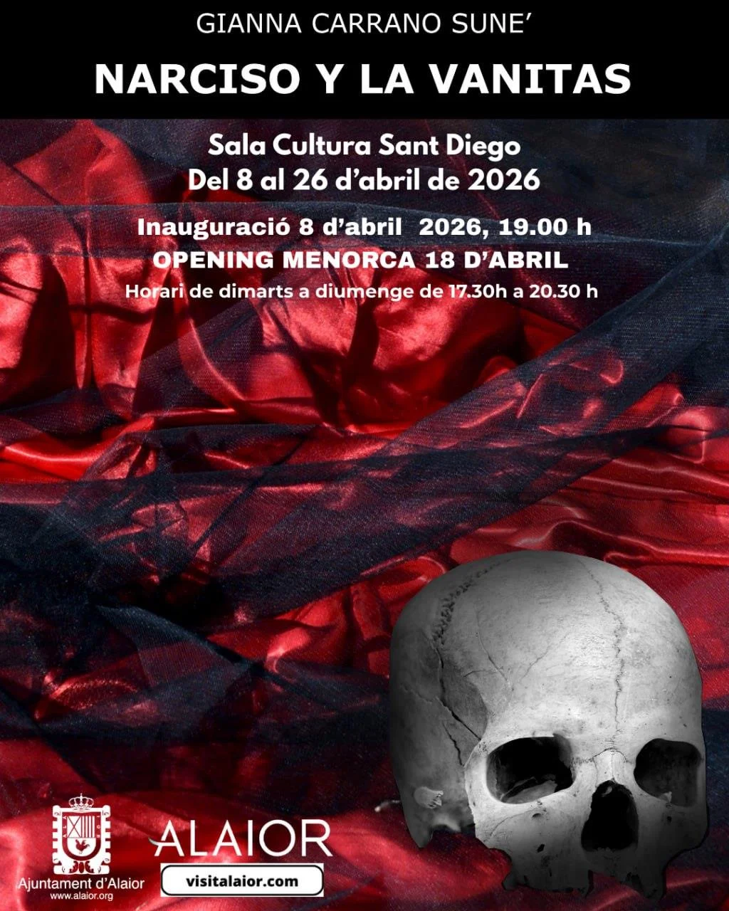 "Narciso y la Vanitas": El arte de Gianna Carrano Suné