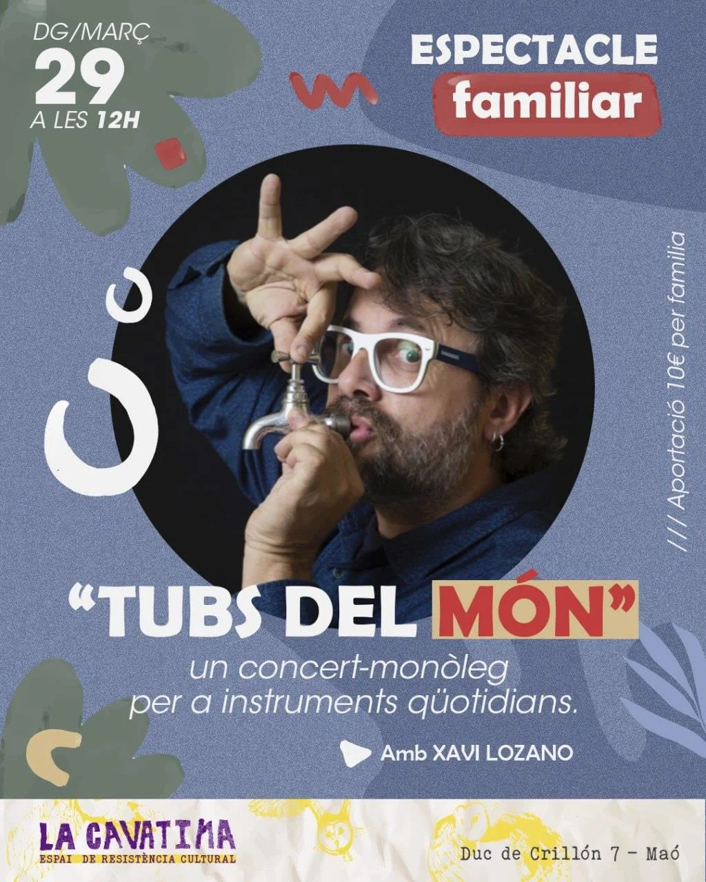 "Tubs del Món": Música y humor para toda la familia con Xavi Lozano