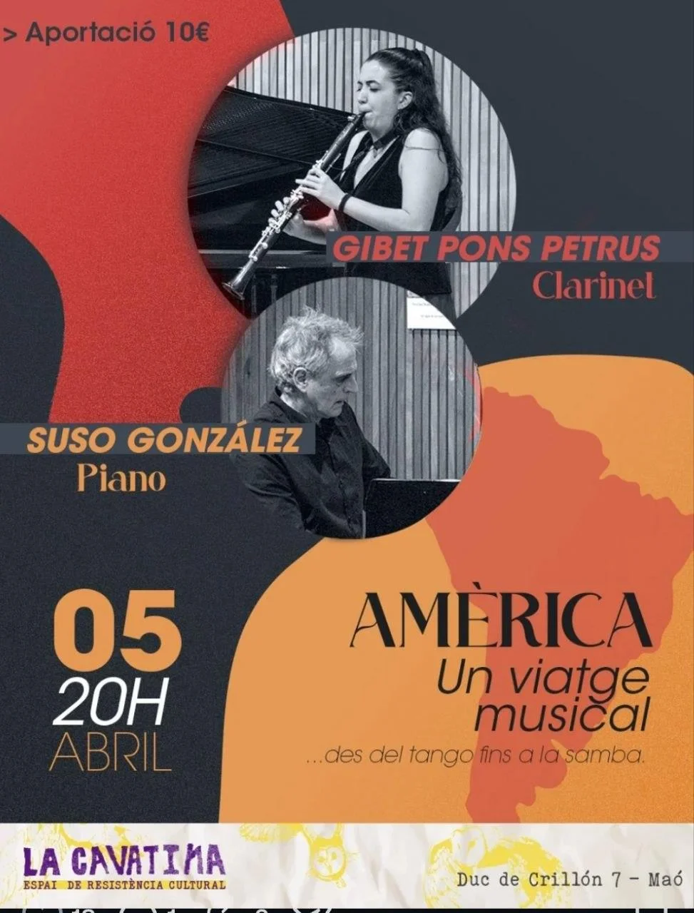 América: Un viaje musical con Gibet Pons y Suso González