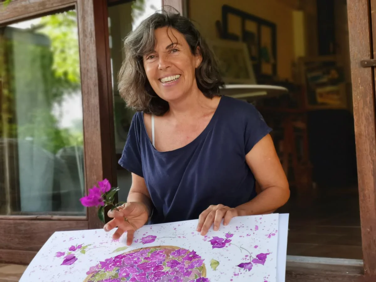 Performance artística de Magda Triay e Ignasi Coll