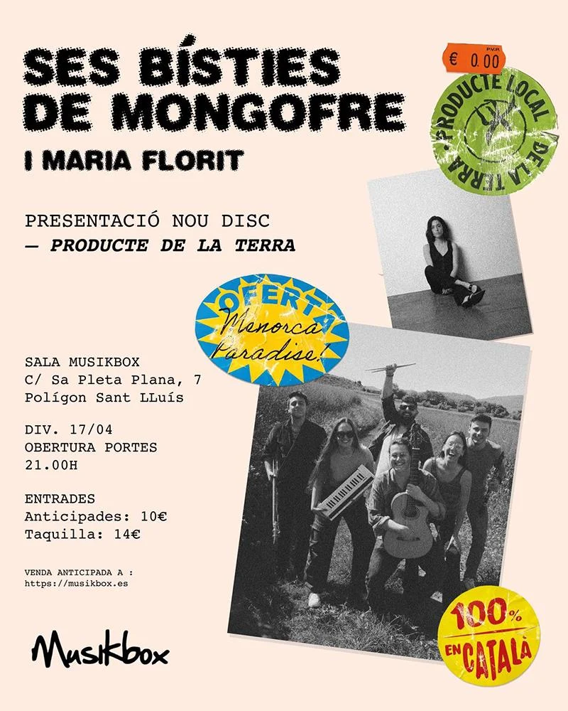 Ses Bísties de Mongofre y Maria Florit: Presentación del nuevo disco