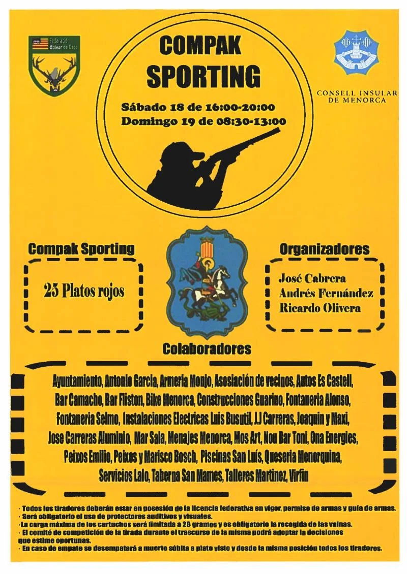 Torneig Tir al plat "Sant Jaume 2026 - Compack sp...