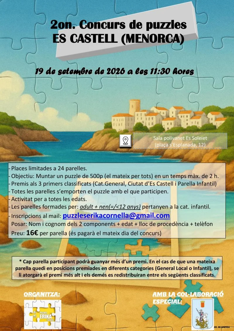 2n Concurs de puzzles Es Castell