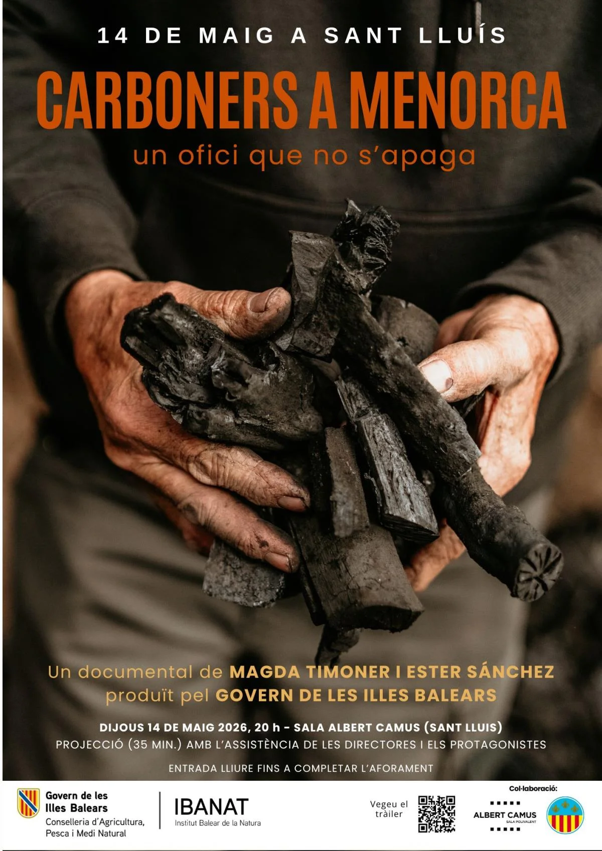 Proyección del documental 'Carboners a Menorca. Un ofici que no s'apaga'
