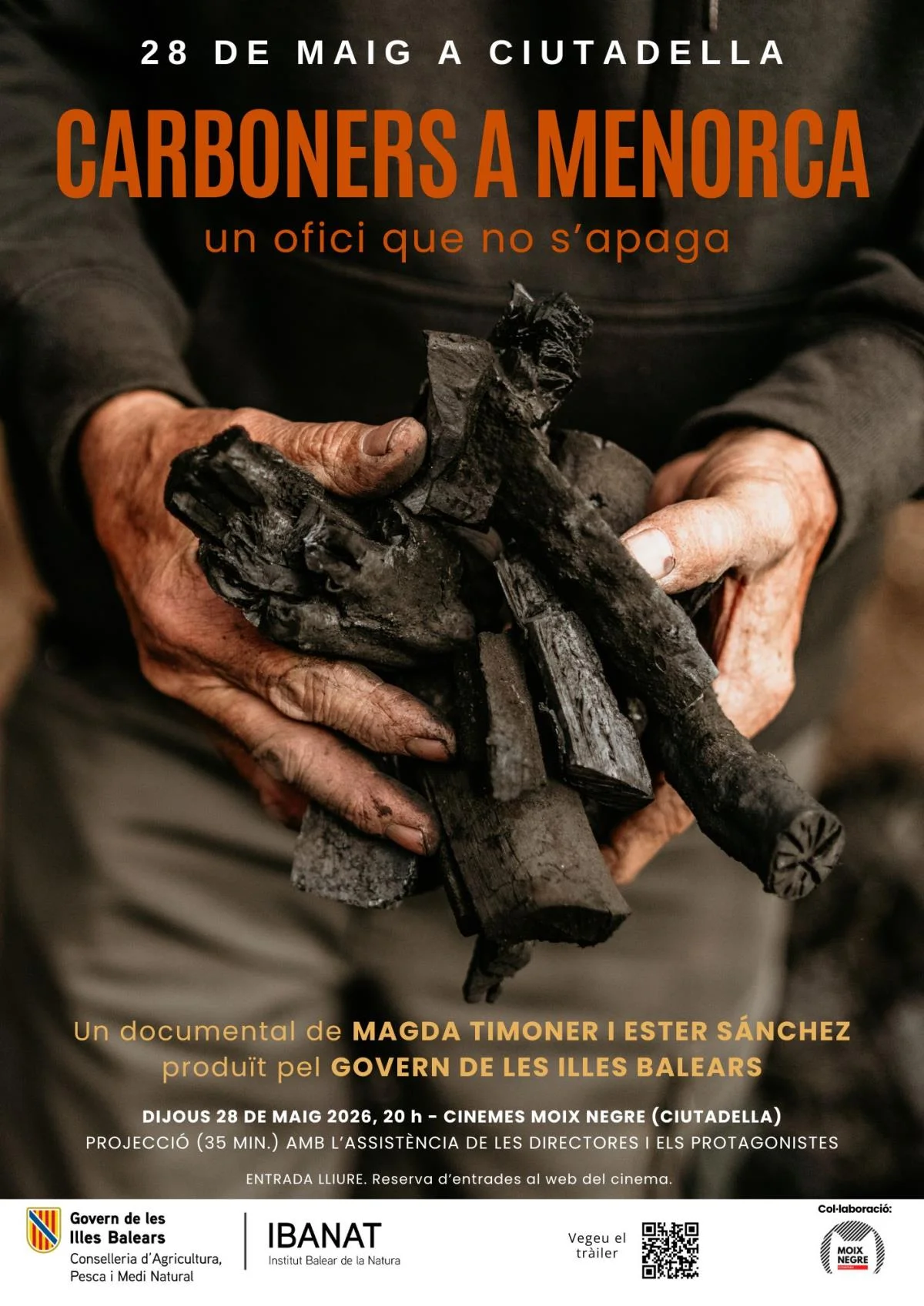 Proyección del documental 'Carboners a Menorca. Un ofici que no s'apaga'