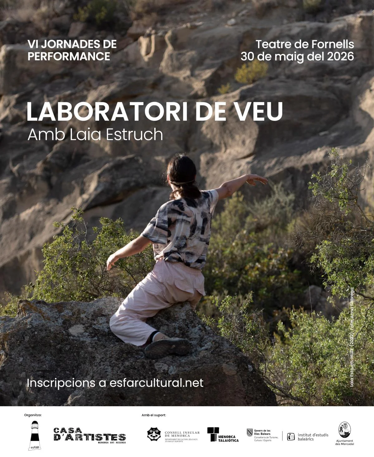 Taller de voz de Laia Estruch por las VI Jornades de Performance.