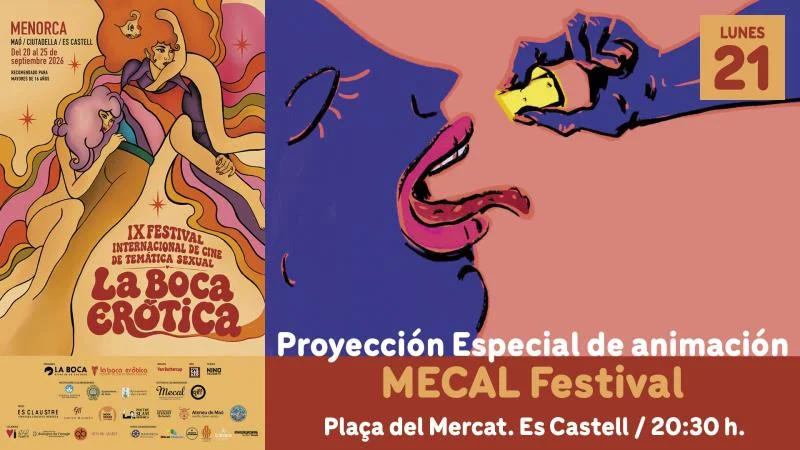 Projecció especial d'animació - La boca eròtica