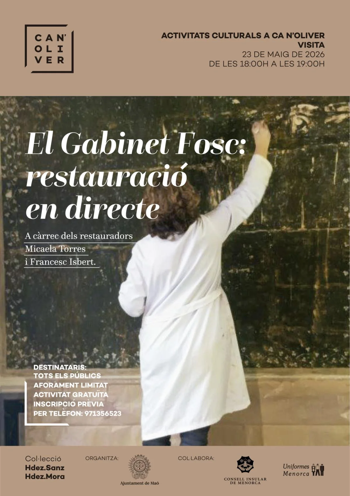 El Gabinet Fosc: restauración en directo