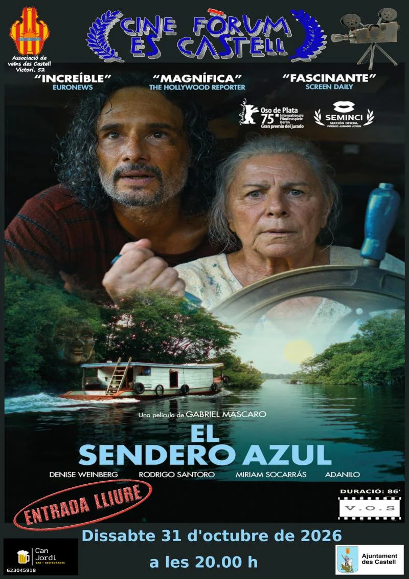 Cine fòrum Es Castell - "El sendero azul"