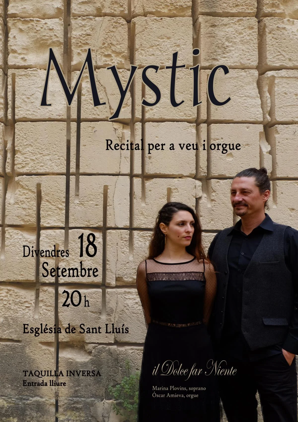 MYSTIC - Recital para voz y organo.