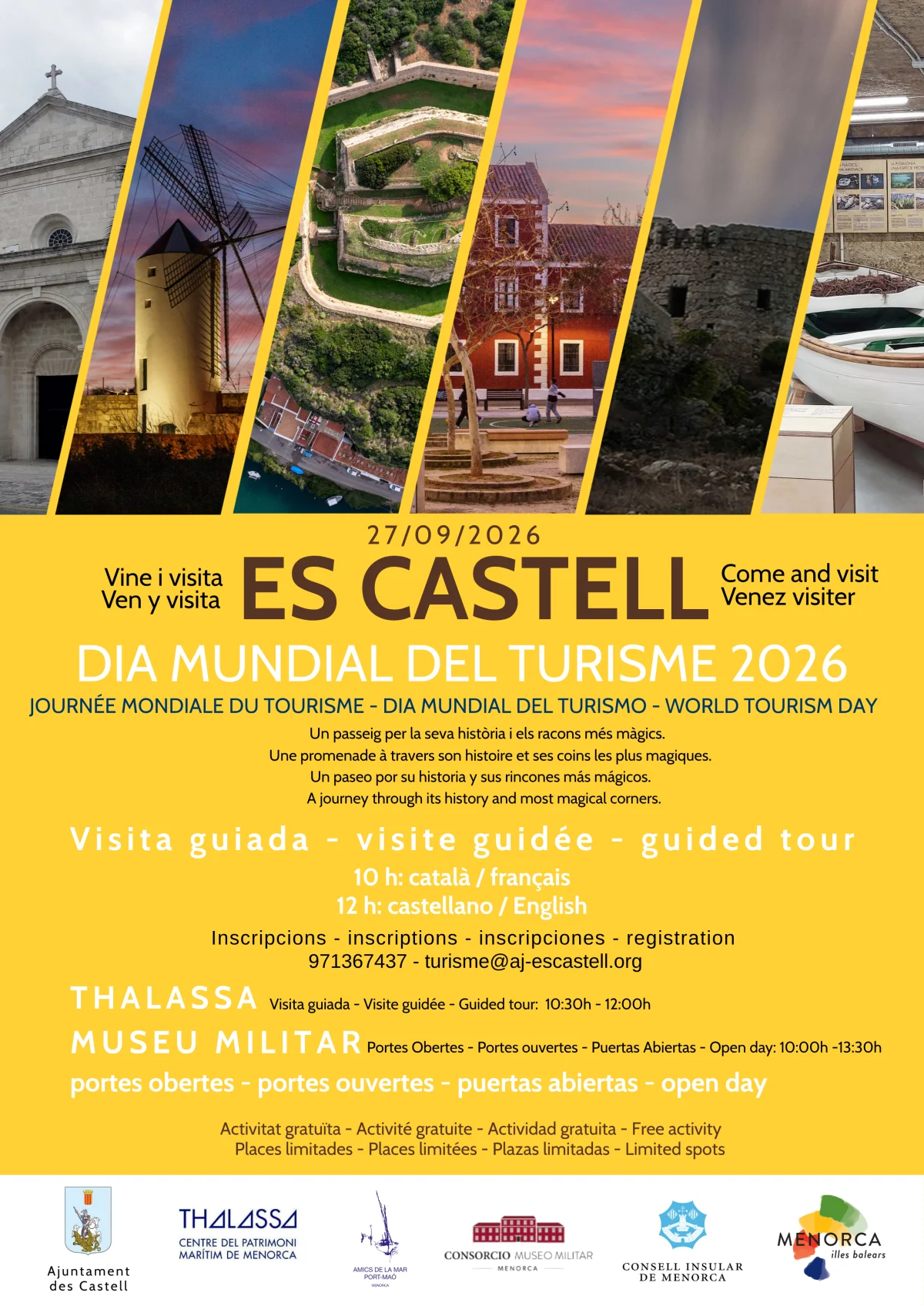 Dia Mundial del Turismo en Es Castell