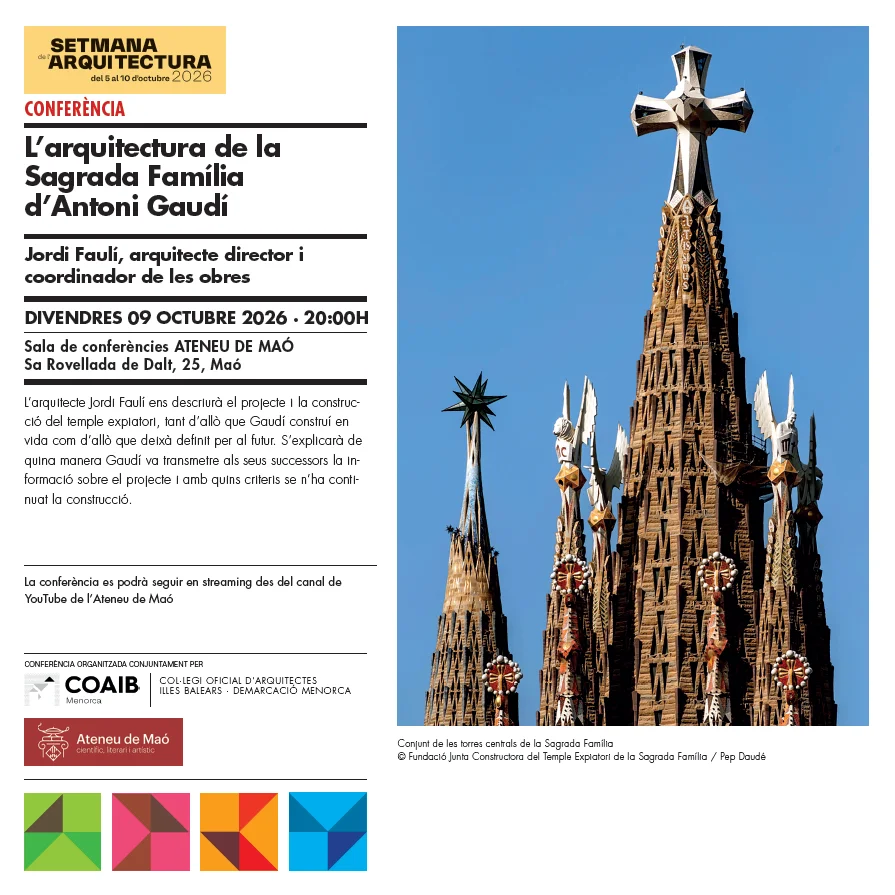 CONFERENCIA | LA ARQUITECTURA DE LA SAGRADA FAMILIA DE ANTONI GAUDÍ
